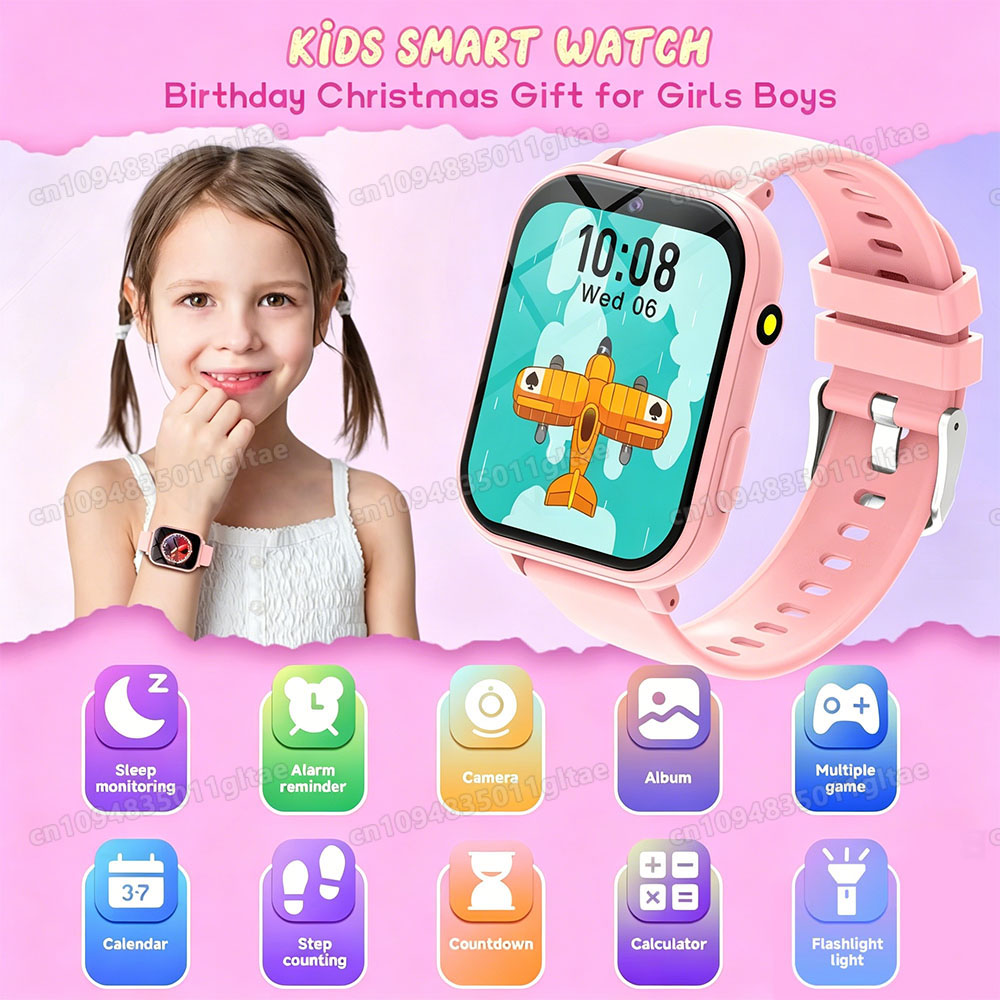Smartwatch Watches Birthday Gift For Girls - Nouvelle montre connectée pour enfants avec