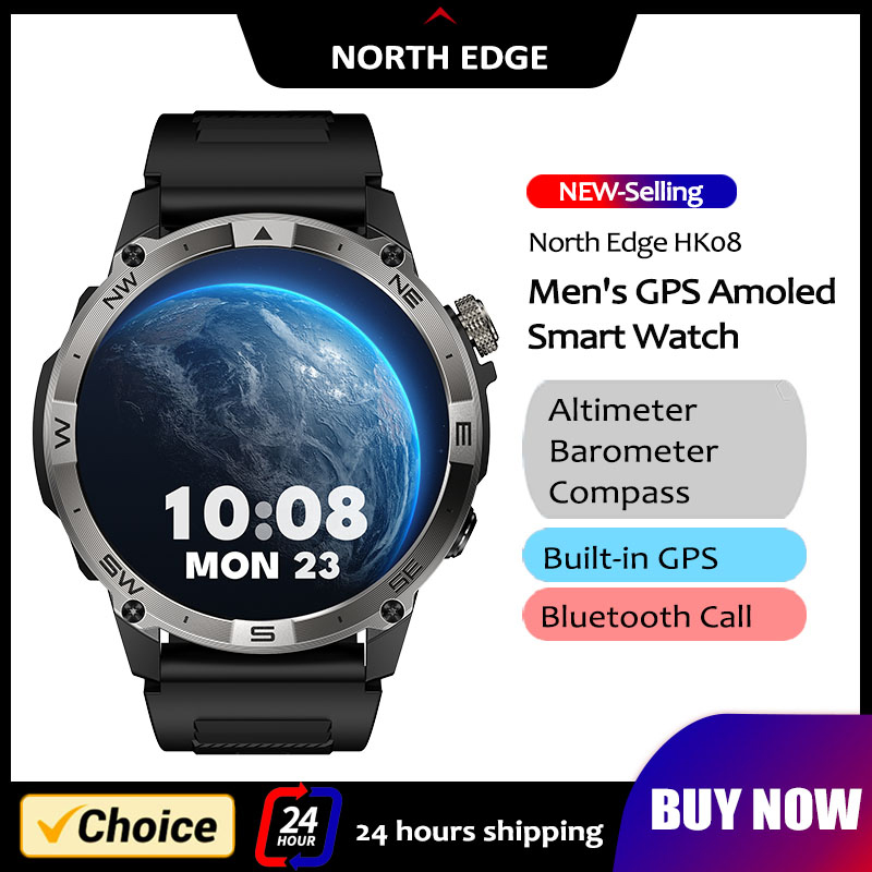 Hybrid Smartwatch - Km TH EDGE-Montre intelligente de sport