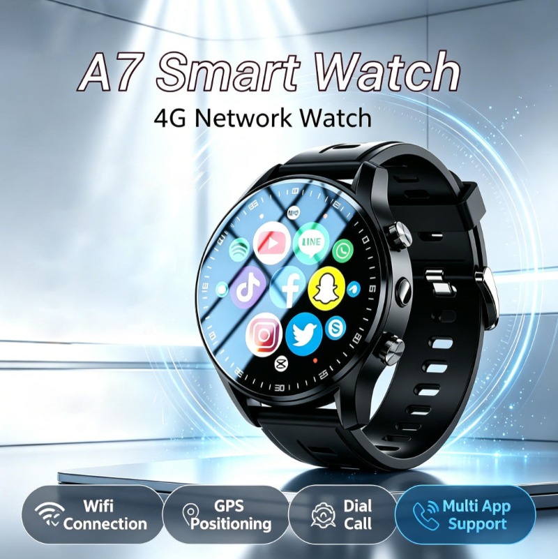 Smartwatch Running Watches For Men - Montre connectée Android A7, prise en