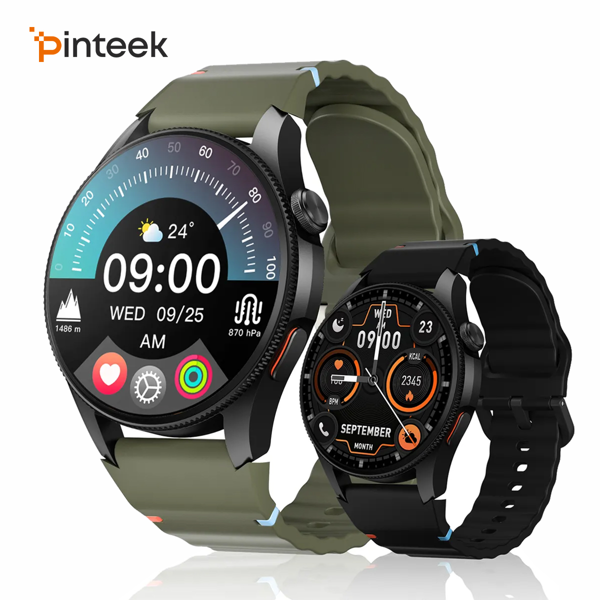 Hybrid Smartwatch - Montre intelligente Aurafit G12 : écran