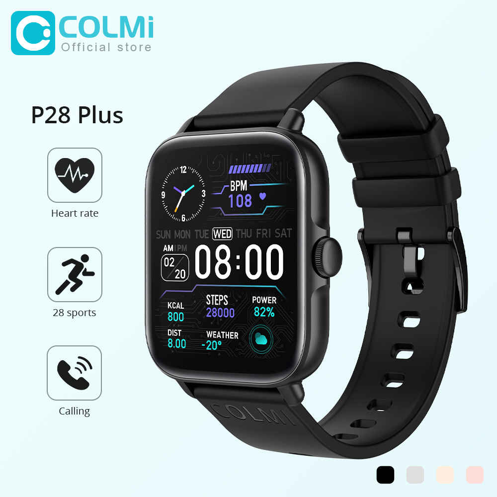 Hybrid Smartwatch - COLMI P28 Plus Bluetooth réponse appel