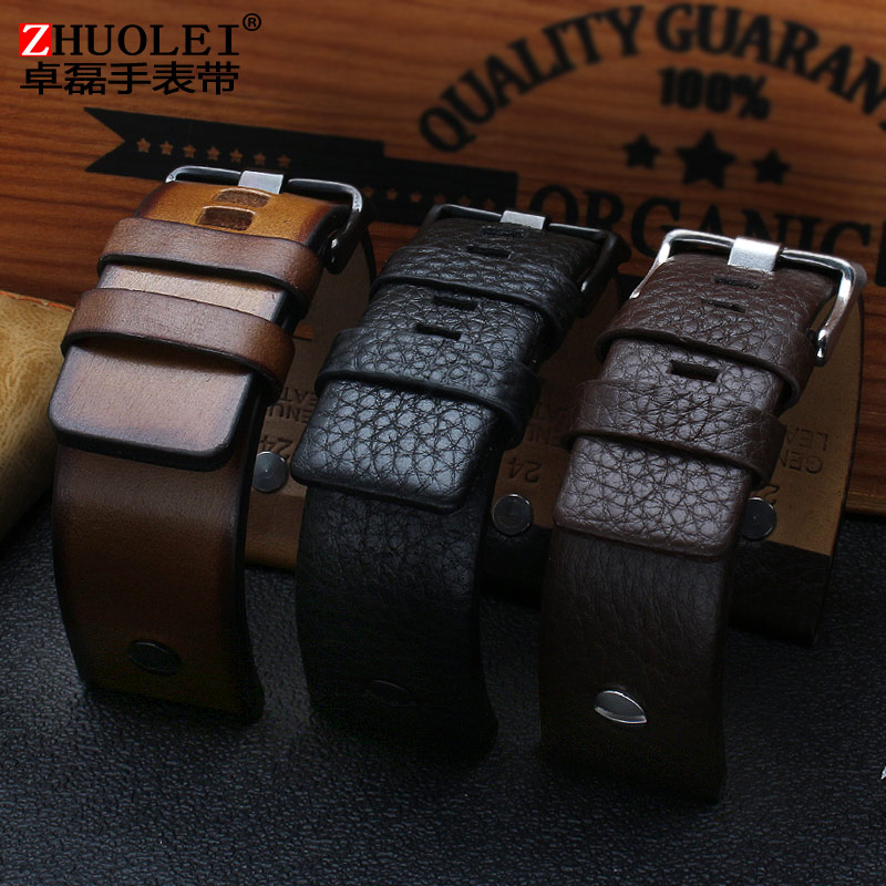 Bracelet de montre en cuir vér - Watch Esim avis et prix