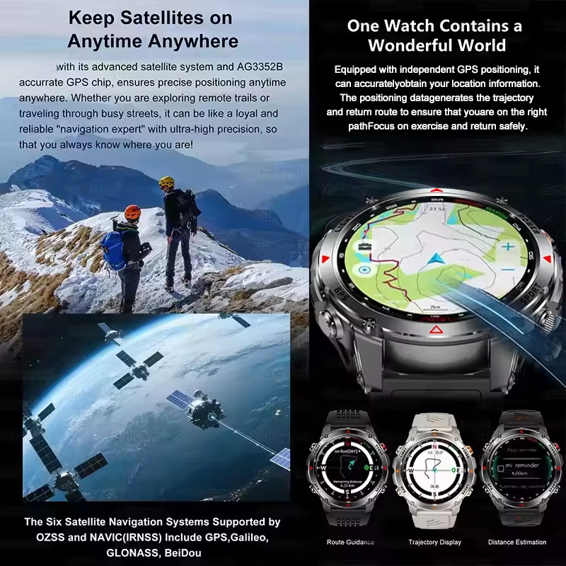 2025New t-rex 3 GPS de plein a - Smartwatch Running Watches For Men avis et prix
