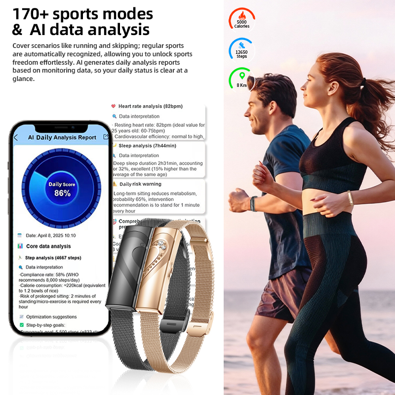 Bracelet intelligent LIGE, sur - Couple Watches Smartwatch avis et prix