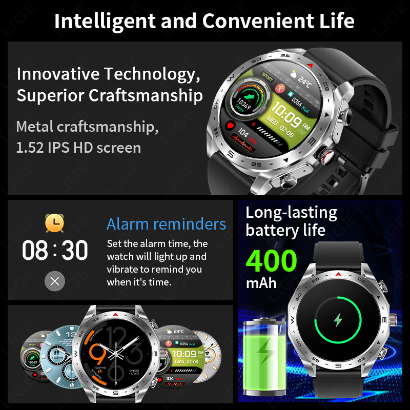 Nouvelle montre connectée TWS  - Smartwatch Noise Watches For Men avis et prix