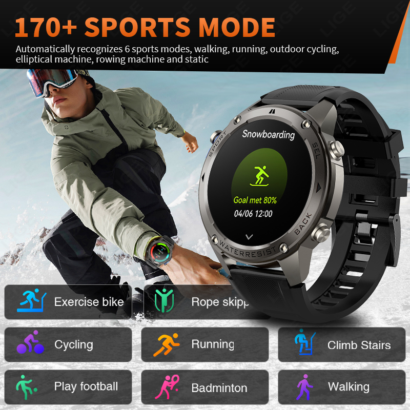 Nouvelle Montre Connectée GPS  - Smartwatch Watches For Men avis et prix
