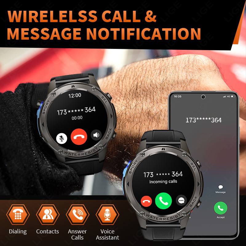 Nouvelle Montre Connectée GPS  - Smartwatch Watches For Men avis et prix