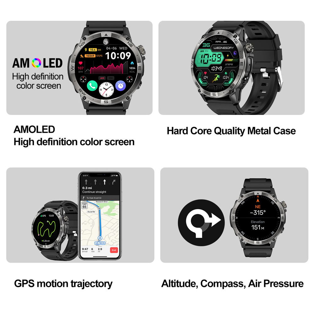 Km TH EDGE-Montre intelligente - Hybrid Smartwatch avis et prix