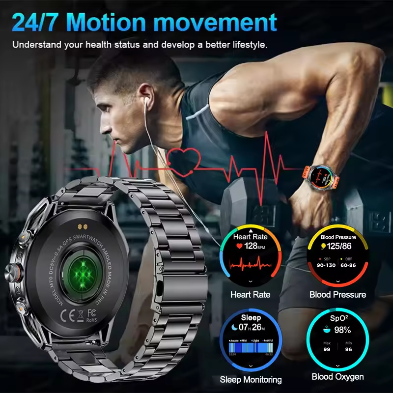 Montre connectée sport haut de - Smartwatch Running Watches For Men avis et prix