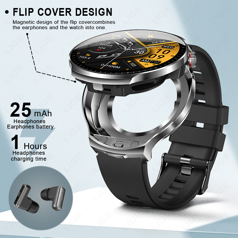 Nouvelle montre connectée LIGE - Smartwatch Noise Watches For Men avis et prix