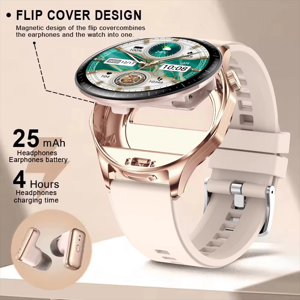 2 en 1 TWS casque montre intel - Smartwatch Noise Watches For Men avis et prix