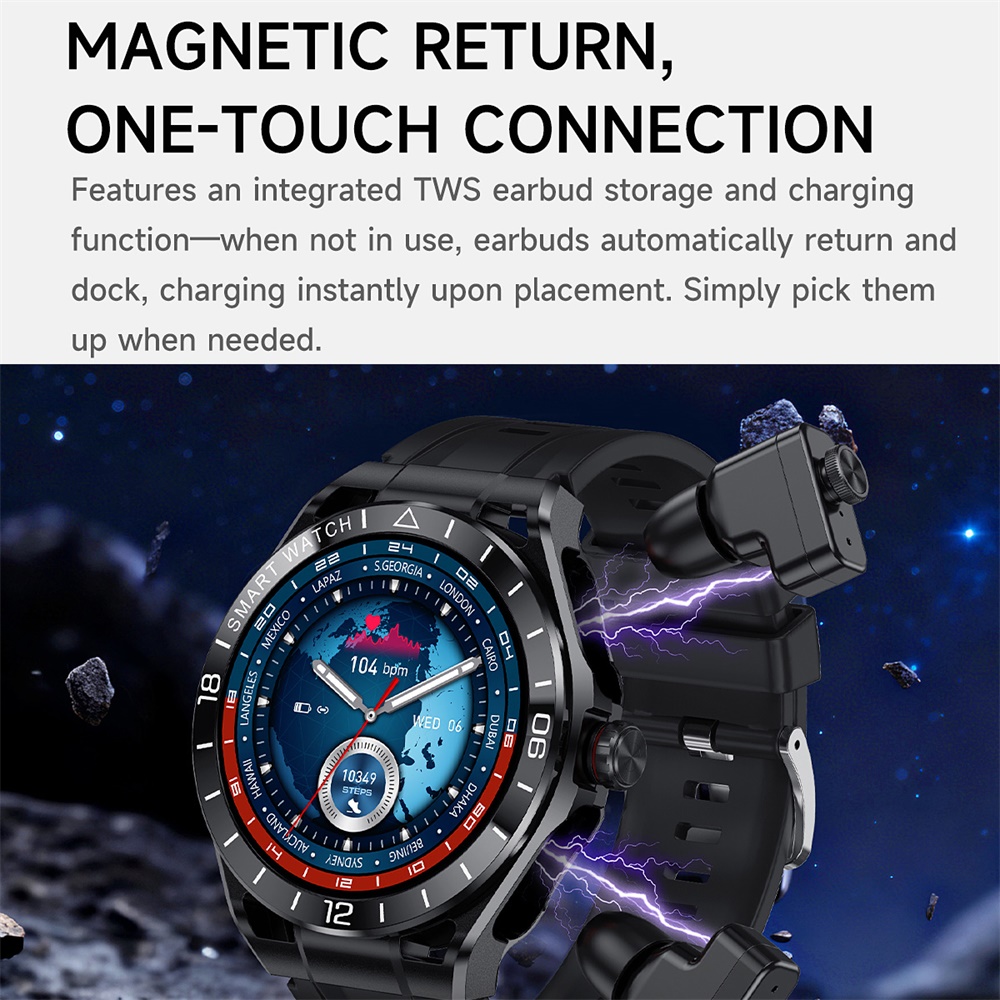 Montre connectée 2-en-1 pour h - Smartwatch Noise Watches For Men avis et prix