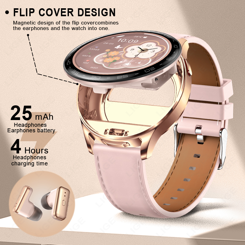 2 en 1 TWS casque montre intel - Smartwatch Noise Watches For Men avis et prix