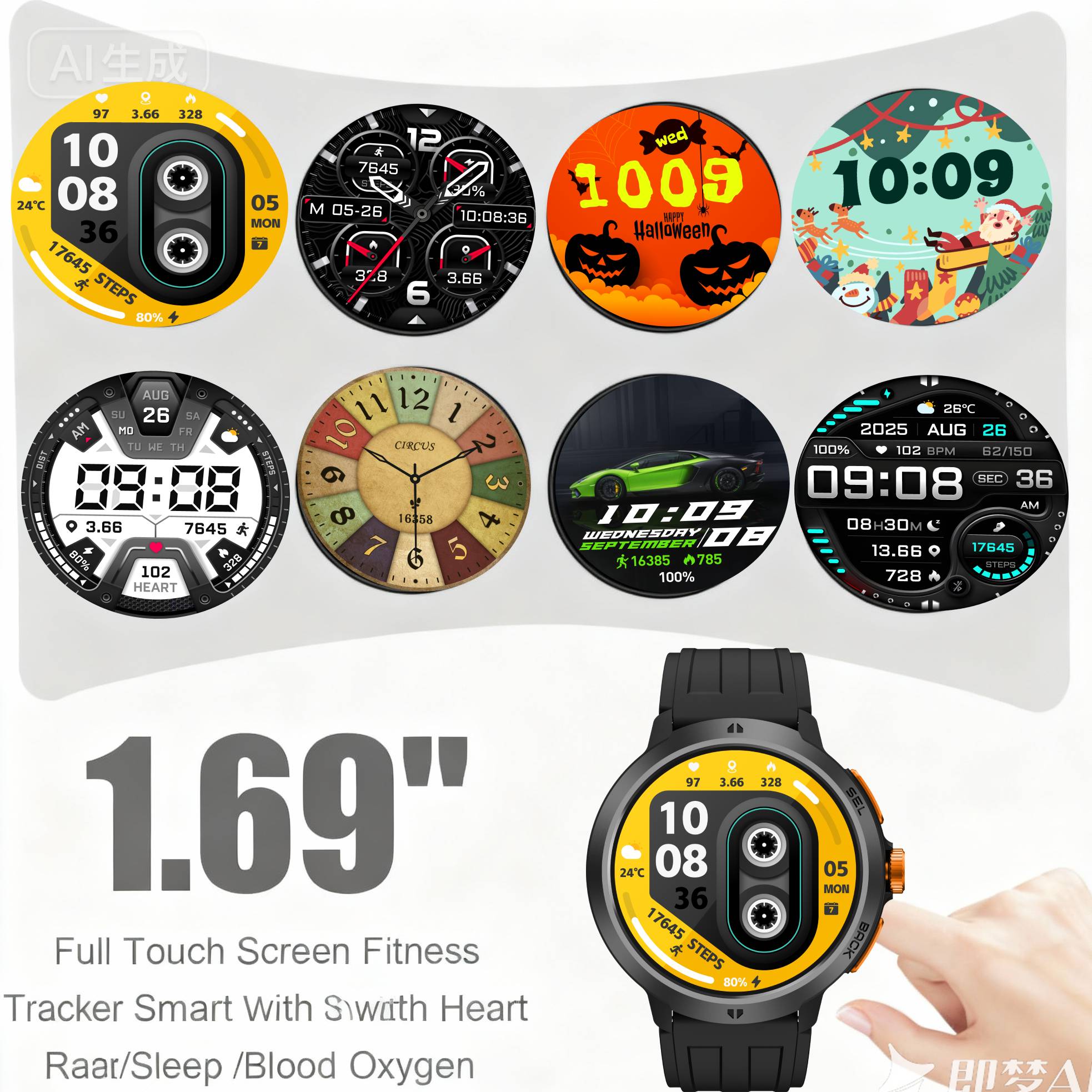 LEADOYS C33 montre connectée d - Smartwatch Running Watches For Men avis et prix