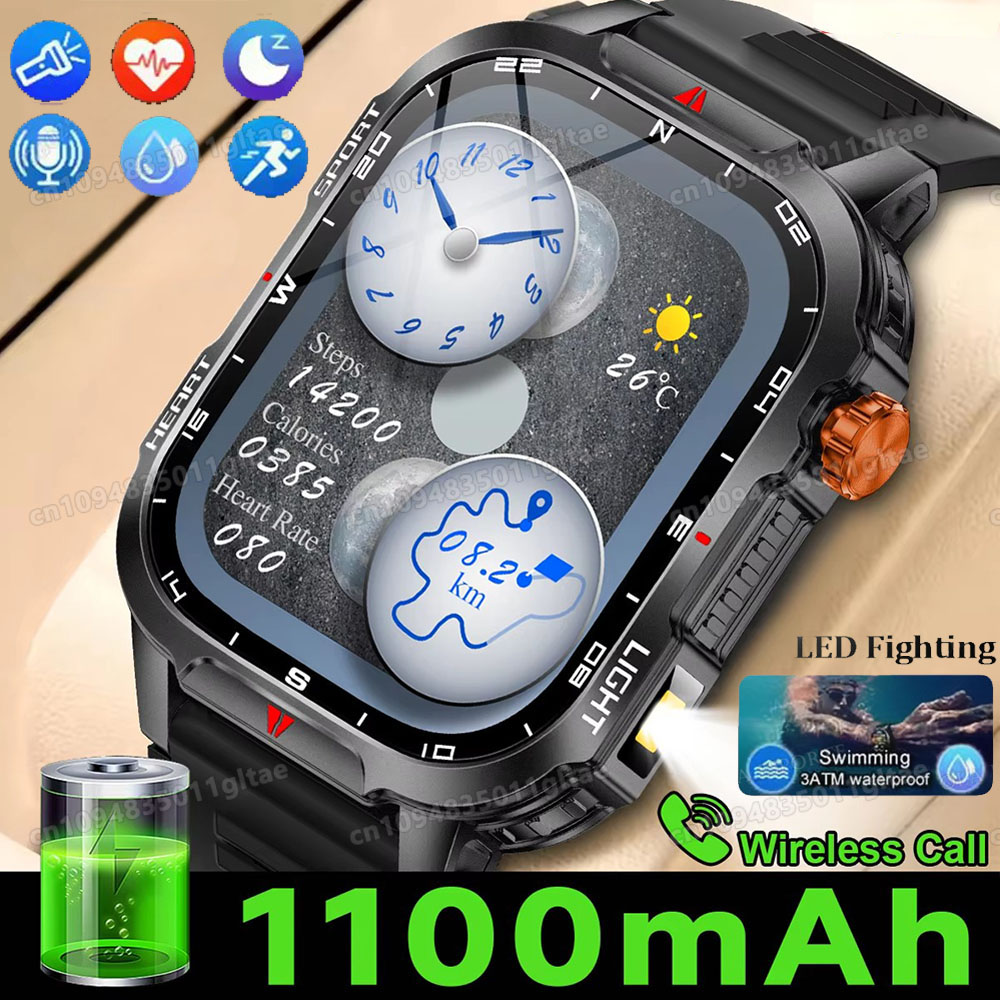 Montre intelligente militaire  - Hybrid Smartwatch avis et prix