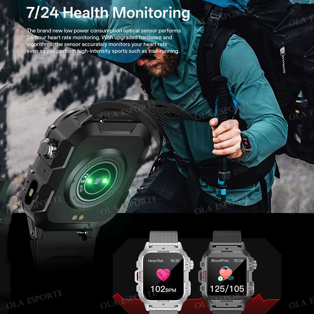 Montre intelligente militaire  - Hybrid Smartwatch avis et prix