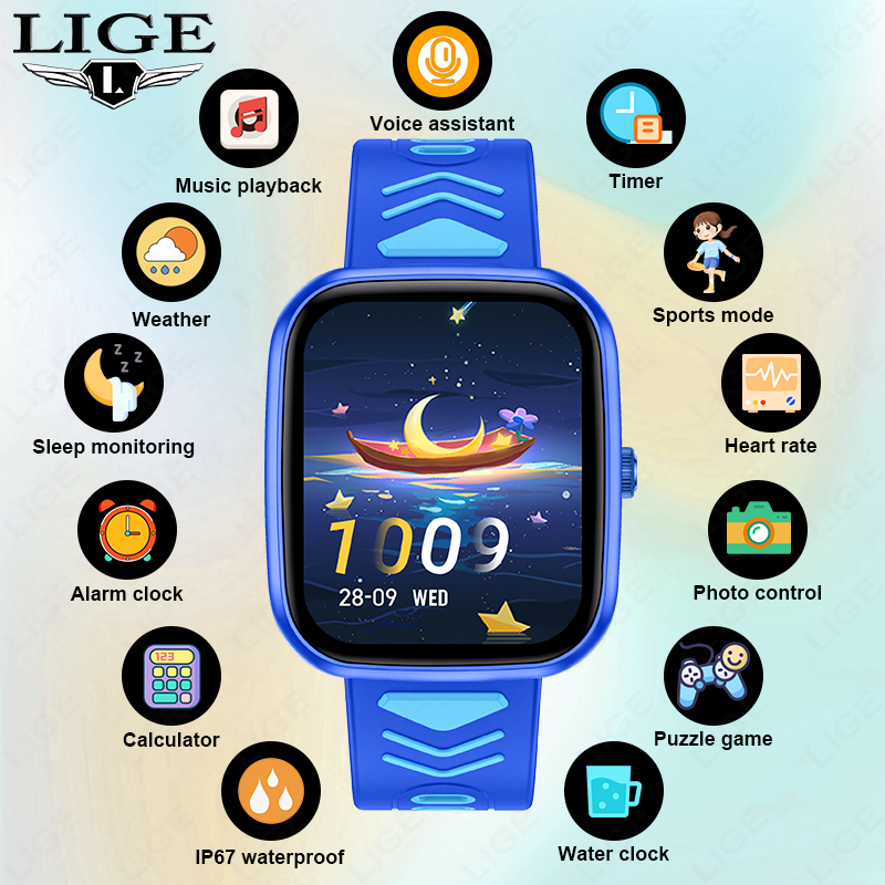 Montre connectée pour enfants  - Smartwatch Watches Birthday Gift For Girls avis et prix