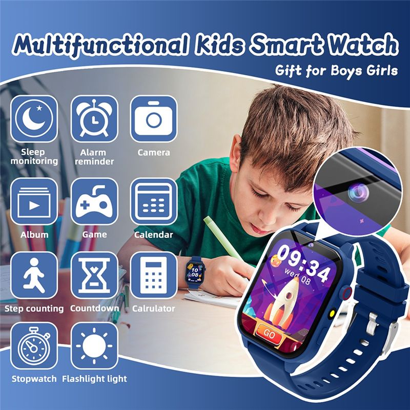 BNVN-Montre connectée pour enf - Smartwatch Watches Birthday Gift For Girls avis et prix