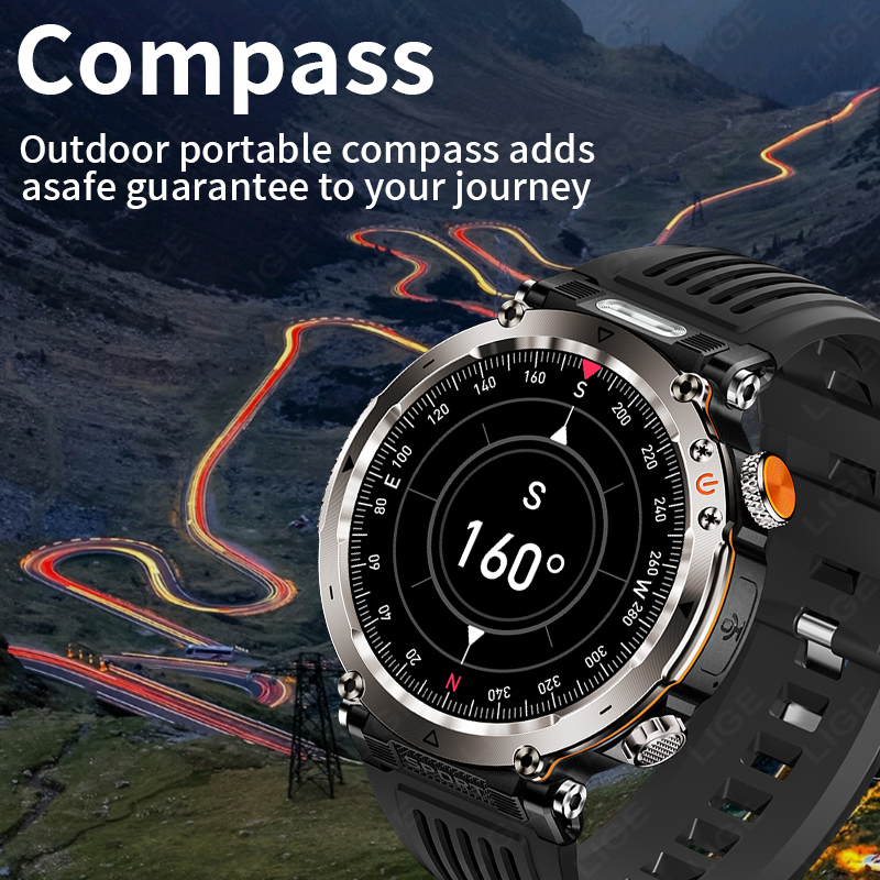 Nouvelle montre connectée mili - Smartwatch Watches For Men avis et prix