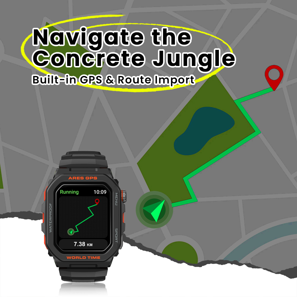 Nouveau Zeblaze Ares GPS montr - Hybrid Smartwatch avis et prix