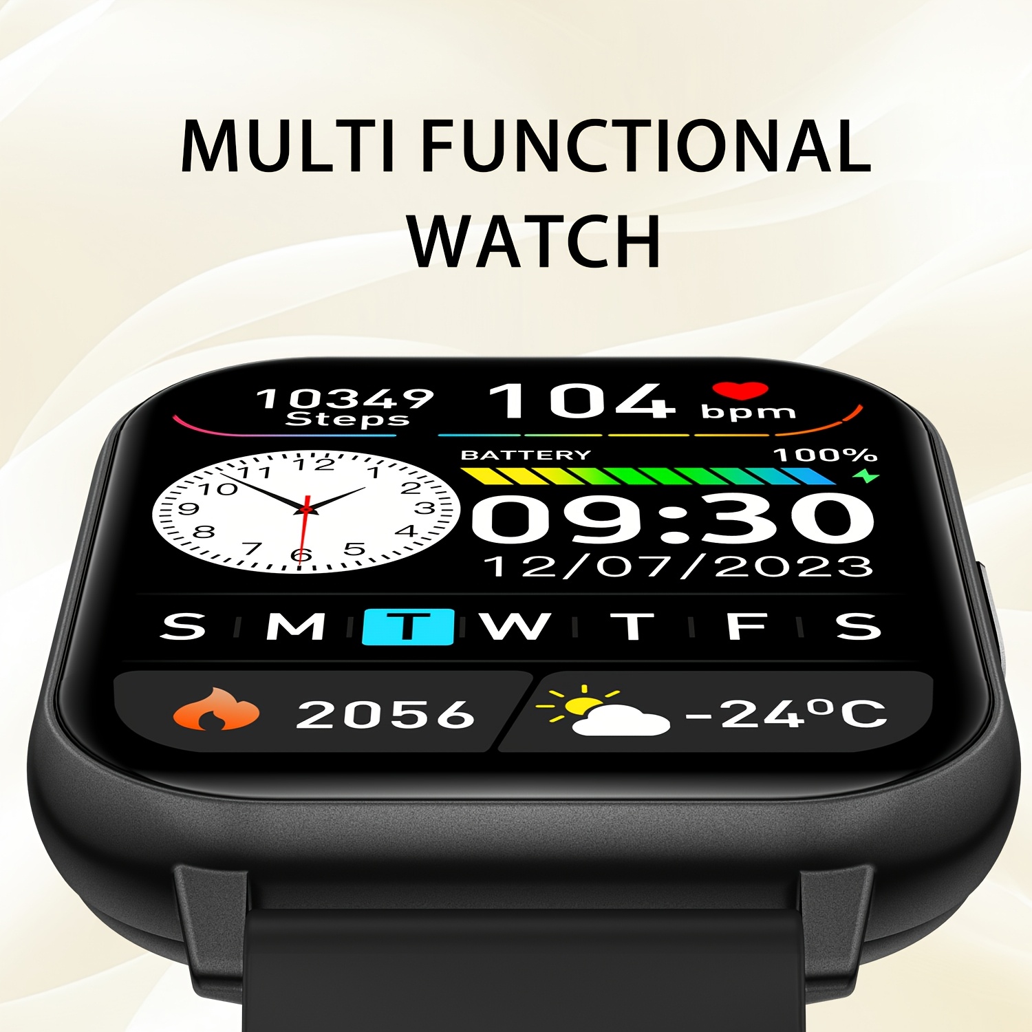 Montre connectée de sport, écr - Smartwatch Watches Birthday Gift For Men avis et prix