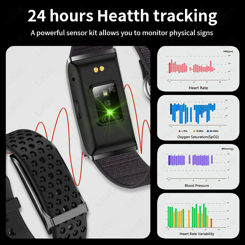 LIGE 100 + Sport Fitness Track - Smartwatch Watches For Men avis et prix