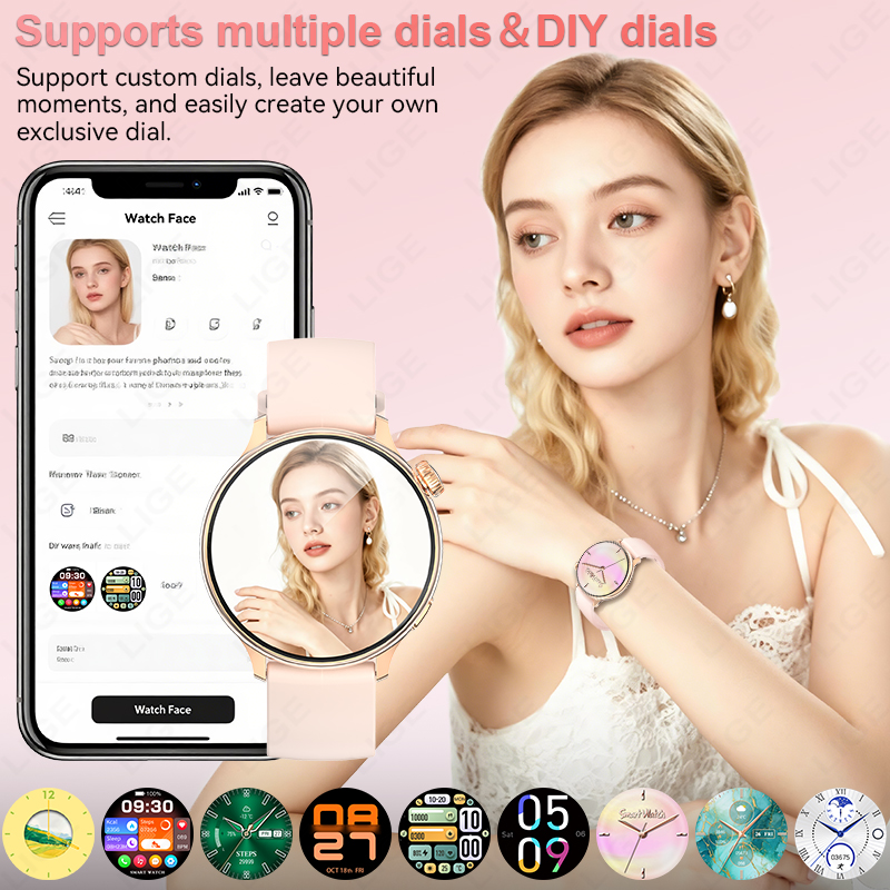 Montre connectée élégante LIGE - Smartwatch Stylish Watches For Women avis et prix